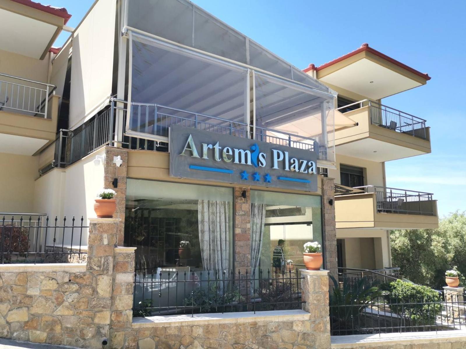 아기아 파라스케비 Artemis Plaza 아파트 호텔 외부 사진